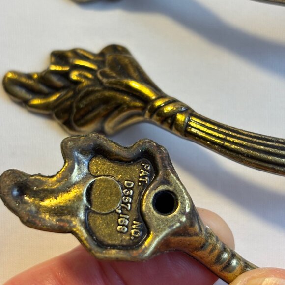 7 Amerock Brass Drawer Handles Pulls Arch 1331 - Picture 6 of 7